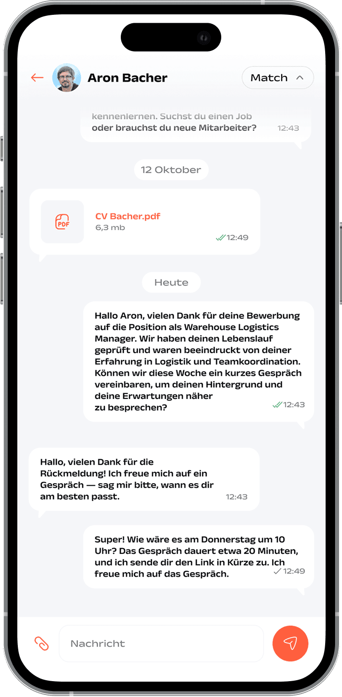 SAY App Mockup